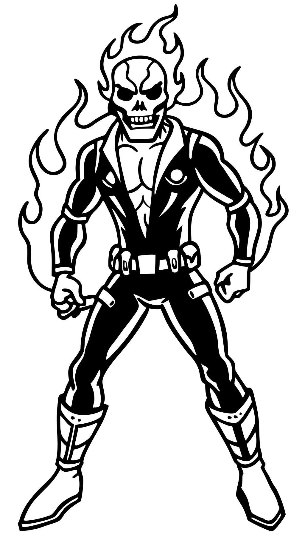 coloring pages ghost rider